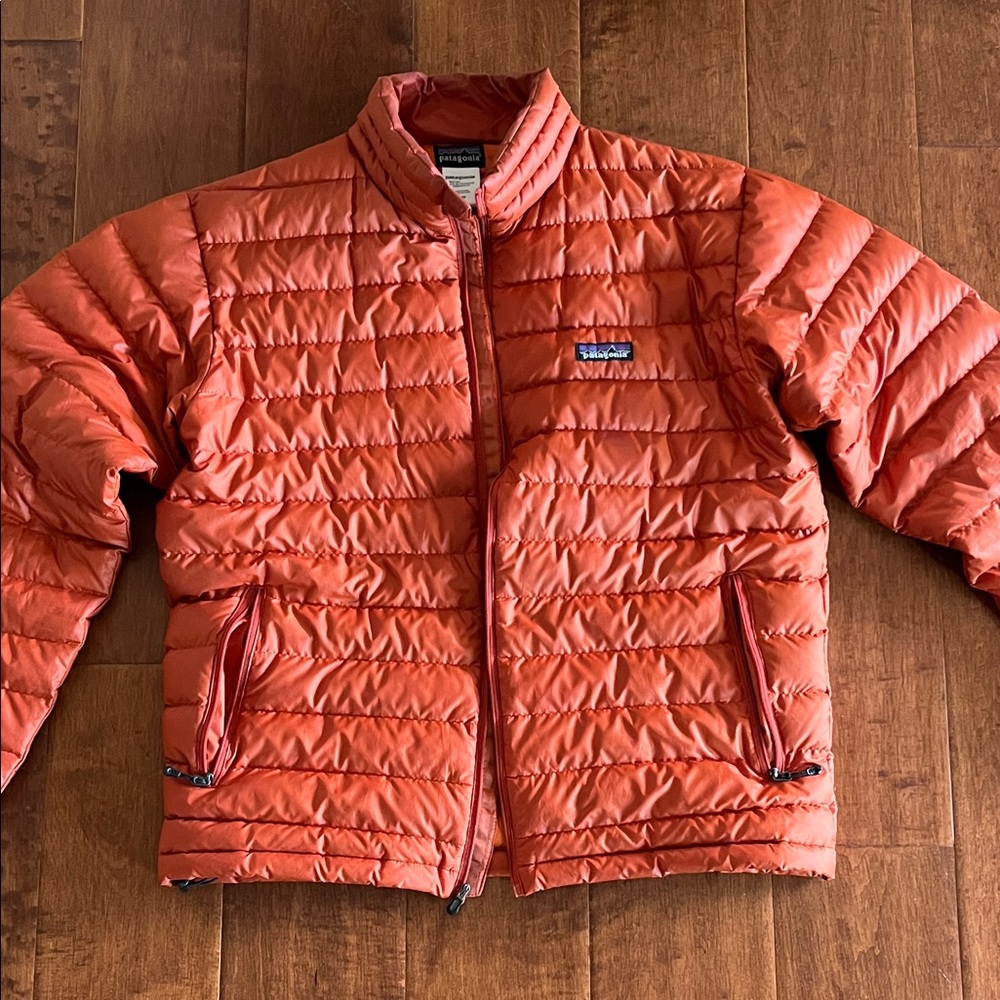 Patagonia Nano Puff Down Quilted Jacket Men’s size M Orange